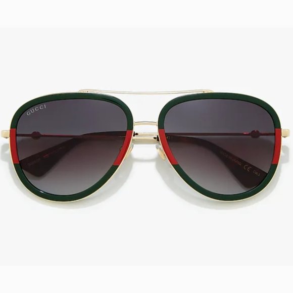 NEW GUCCI GG0062S 003 UNISEX AVIATOR SUNGLASSES - Picture 6 of 10